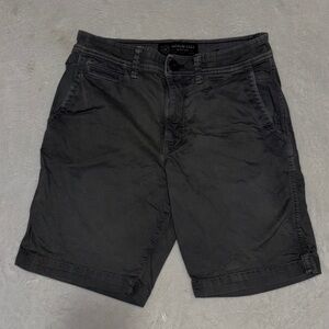 American Eagle Outfitters Active Flex Charcoal Men's Flat Front Shorts